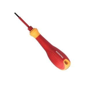 Tua vít dẹt cách điện 2.5x50mm Workpro W094001