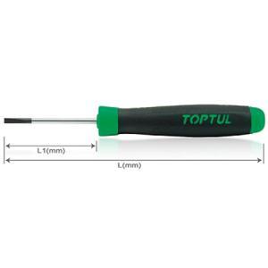 Tua vít dẹt dài chống trượt Toptul  FACB0440