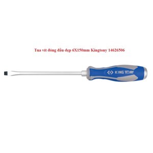 Tua vít đóng đầu dẹp 6X150mm Kingtony 14626506