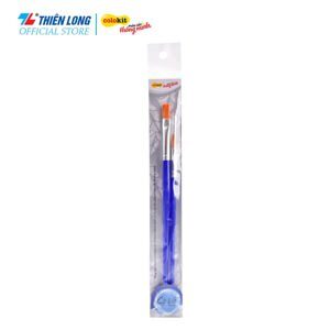 Túi 2 Cọ vẽ Phẳng và Tròn Thiên Long Colokit BRW-C01