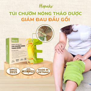 Túi chườm đầu gối thảo dược Hapaku