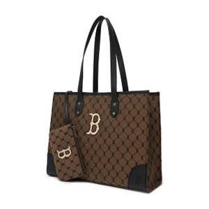 Túi MLB Monogram Diamond Jacquard NY Yankees Brown 3AORL021N