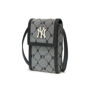 Túi MLB Monogram Diamond Jacquard Cell Phone Cross Bag New York Yankees 3ACRH011N