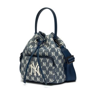 Túi MLB Monogram Jacquard Bucket Bag New York Yankees ‘Blue’ 32BG34111-50N