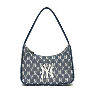 Túi MLB Monogram Jacquard Hobo Bag New York Yankees 3ABQS011N