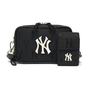 Túi MLB Monogram Nylon Jacquard Mini Crossbody Bag Boston Red Sox 3ACRS011N-43BGD