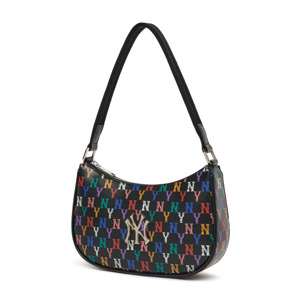 Túi MLB Monogram Rainbow Hobo Bag New York Yankees 3ABQS041N-50BKS