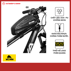 Túi sườn xe đạp Giant WILD MAN BICYCLE FRAME BAG-EX