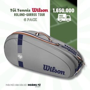 Túi Tennis Wilson Roland Garros Team 6 Pack WR8006701001