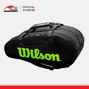 Túi tennis Wilson Super Tour 3 Comp Black WR8004101001