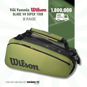 Túi Tennis Wilson Super Tour Blade 9 Pack WR8016801001