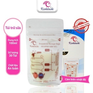 Túi trữ sữa kichilachi - Hộp 30 túi 100ml