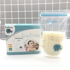 Túi trữ sữa mẹ Babuu - Hộp 30 túi 100ml