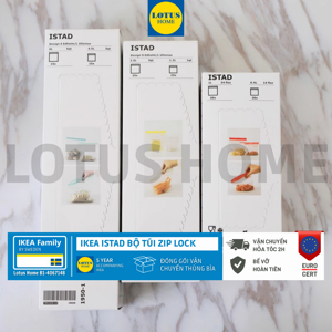 Túi zip lock Ikea Istad (Hộp 50 chiếc)