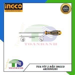 Tuốc nơ vít 2 đầu INGCO AKISD0201