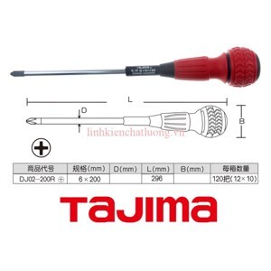 Tuốc nơ vít bake Tajima DJ02-200R