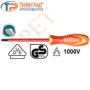 Tuốc nơ vít dẹp cách điện Total THTIS6150 6.5mm, 1000V