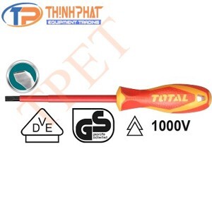 Tuốc nơ vít dẹp cách điện Total THTIS6150 6.5mm, 1000V