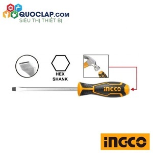 Tuốc nơ vít dẹp đóng xuyên INGCO HGTS286100