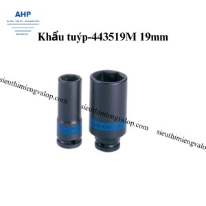 Tuýp 1/2" đen dài 19mm Kingtony 443519M