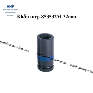 Tuýp 32mm loại 1 Inch ngắn màu đen 6 cạnh Kingtony 853532M