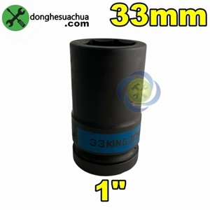 Tuýp 33mm 1 inch Kingtony 843533M loại dài 6 cạnh màu đen