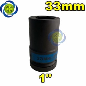 Tuýp 33mm 1 inch Kingtony 843533M loại dài 6 cạnh màu đen