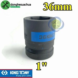 Tuýp 36mm loại 1 inch ngắn màu đen 6 cạnh Kingtony 853536M