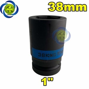 Tuýp 38mm 1 inch Kingtony 843538M loại dài 6 cạnh màu đen