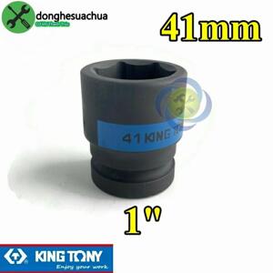 Tuýp 41mm loại 1 inch ngắn màu đen 6 cạnh Kingtony 853541M