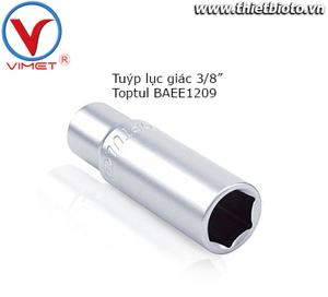 Tuýp lục giác 3/8" Toptul BAEE1209