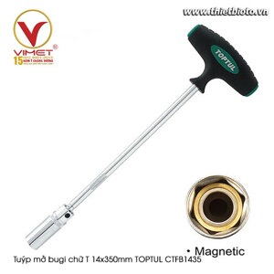 Tuýp mở bugi chữ T Toptul CTFB1435 - 14x350mm