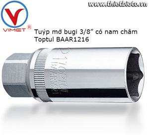 Tuýp mở bugi có nam châm Toptul BAAR1216