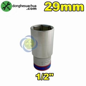 Tuýp trắng dài 29mm Kingtony 423529M 1/2 loại 6 cạnh