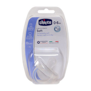 Ty ngậm Chicco Silicone Physio 01808