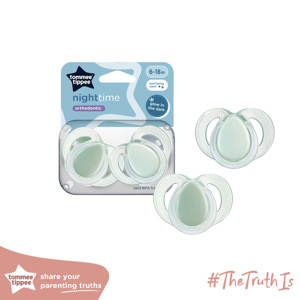 Ty ngậm dạ quang cho bé Tommee Tippee - 6-18 tháng, vỉ 1 cái