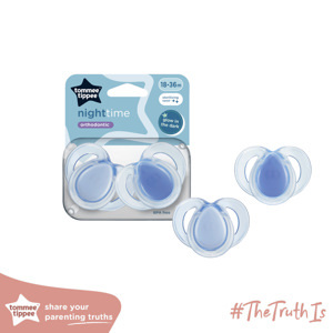 Ty ngậm dạ quang cho bé Tommee Tippee - 18-36 tháng, vỉ 2 cái