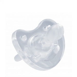 Ty ngậm Silicon Physio Soft trắng 6M+