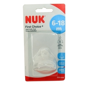 Ty thay cổ rộng Silicone siêu mềm Nuk đơn số 2 (L)-721274