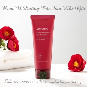 Ủ dưỡng tóc chiết xuất hoa trà Innisfree Camellia Essential Hair Treatment