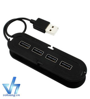 Bộ chia cổng usb 2.0 ra 4 cổng có sạc điện thoại chính hãng Unitek