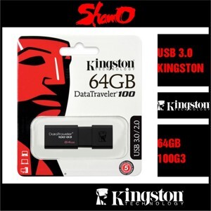 USB 3.0 Kingston DataTraverler 100 G3 64 GB