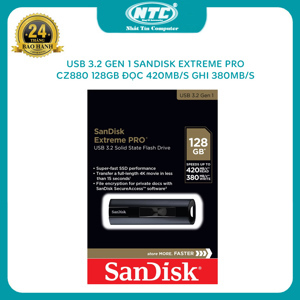 USB SanDisk Extreme Pro - 128GB