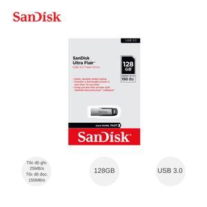 USB 3.0 SanDisk Ultra Flair CZ73 - 128GB , 150 MB/s