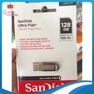 USB 3.0 SanDisk Ultra Flair CZ73 - 128GB , 150 MB/s