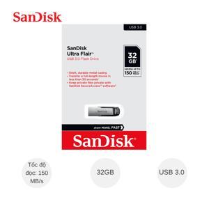 USB 3.0 SanDisk Ultra Flair CZ73 (SDCZ73) - 32GB , 150MB/s