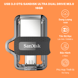 USB OTG Sandisk Ultra Dual 16GB