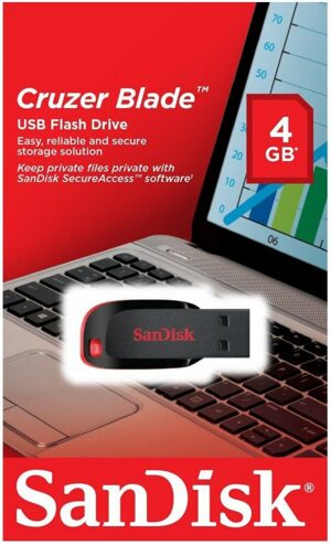 USB Sandisk CZ50 (SDCZ50) 4GB - USB 2.0