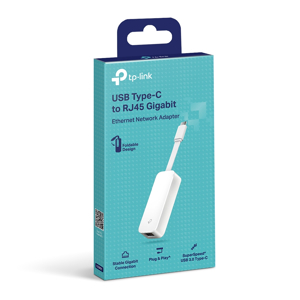 USB Type-C to RJ45 Gigabit Ethernet Network Adapter TP-LINK UE300C