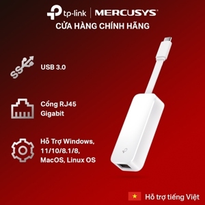 USB Type-C to RJ45 Gigabit Ethernet Network Adapter TP-LINK UE300C